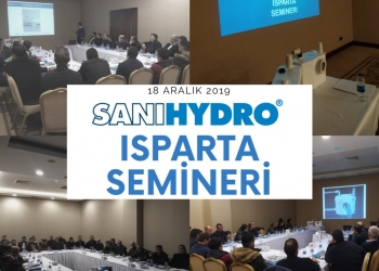 SANIHYDRO Isparta'da tesisat ustalarıyla bir araya geldi